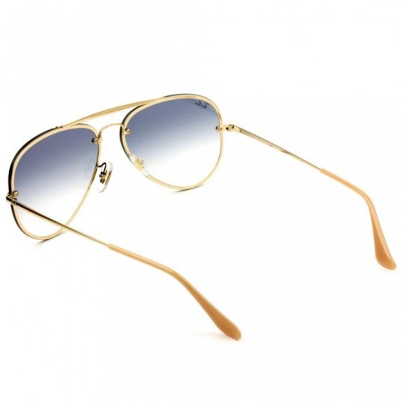 Ray Ban Aviador Blaze RB3584-N - Óculos de Sol 001/19 Dourado Lentes 58mm