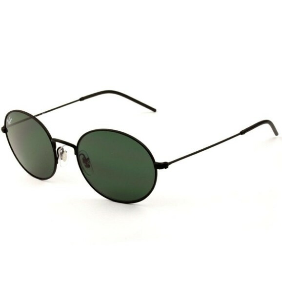 Oculos ray ban oval preto clearance