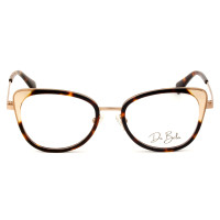 Óculos De Grau Dubela Fátima Turtle Nude Translúcido