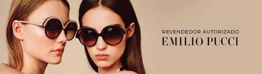 Emilio Pucci EP 5202 Preto Dourado 005 55mm - Óculos de Grau