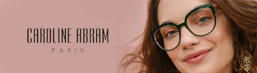 Óculos Caroline Abram Wafia Preto e Rose 615 53mm