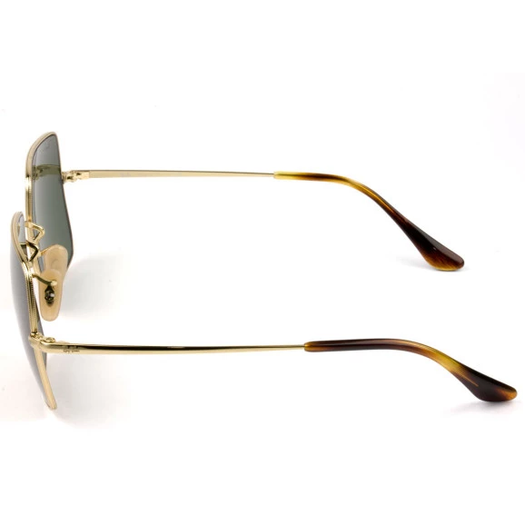 Ray Ban Square RB1971 - Dourado/G15 914731 54mm - Óculos de Sol Ray Ban Square RB1971 - Dourado/G15 914731 54mm - Óculos de Sol