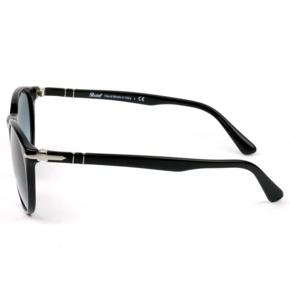 Óculos de Sol Persol 3152-S Preto Brilho/Azul Degradê 9014/Q8 55mm