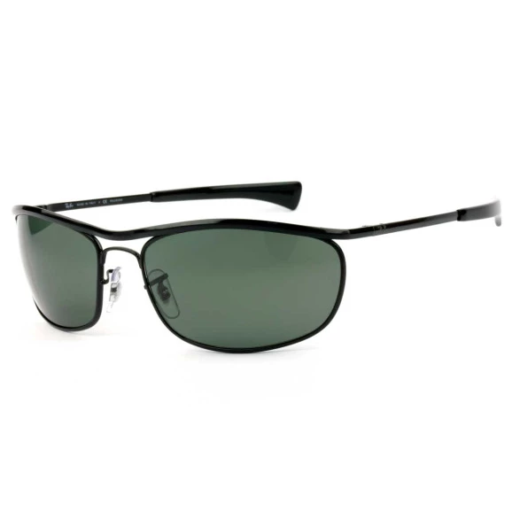 Óculos Ray Ban Olympian I Deluxe Preto Polarizado RB3119 002/58 62mm