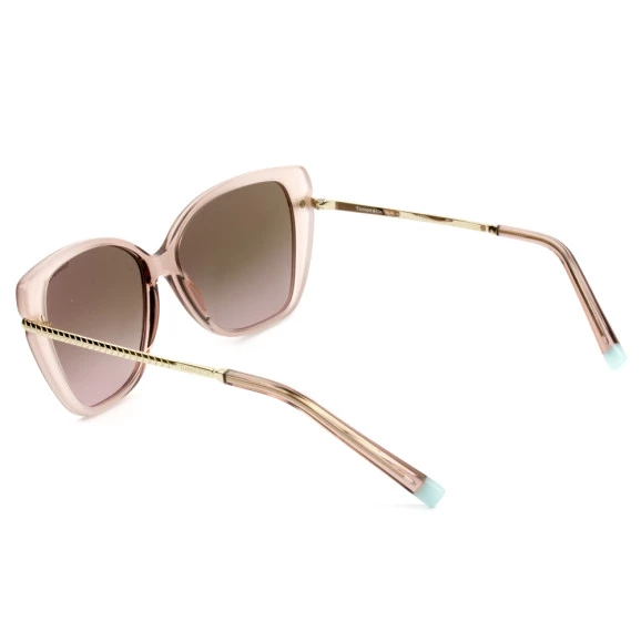 Óculos de Sol Tiffany & Co. TF4190 Rose Translucido/Marrom Degradê