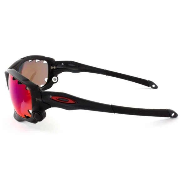 Oakley RACING JACKET 正規品 Oakley Racing Jacket Vented Matte Black Ink/ Red Iridium Polarized