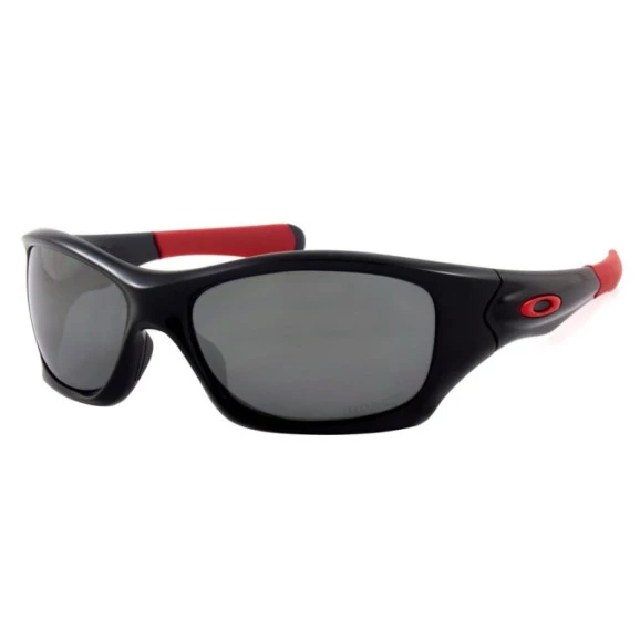Oakley Pit Bull Polished Black Black Iridium Polarized Ducati 9127 15