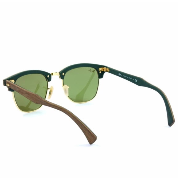 Ray-Ban Clubmaster Wood RB3016-M 1182/4E 51 - Óculos de Sol