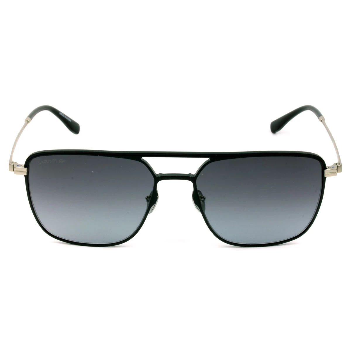 Óculos de Sol Lacoste L242SE Preto Fosco/Cinza Degradê 001 57mm