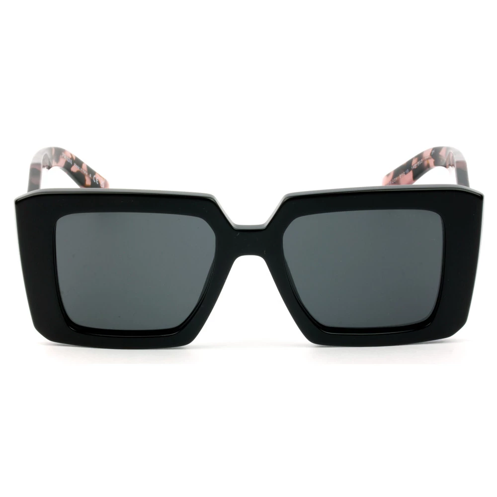 Óculos de Sol Prada SPR23Y Preto Brilho/Cinza 1AB-5S0 -51mm