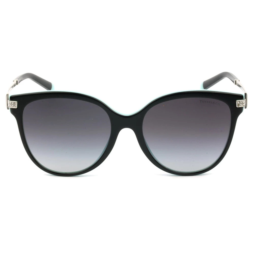 Óculos de Sol Tiffany & Co. TF4193-B Preto Brilho/Cinza Degradê