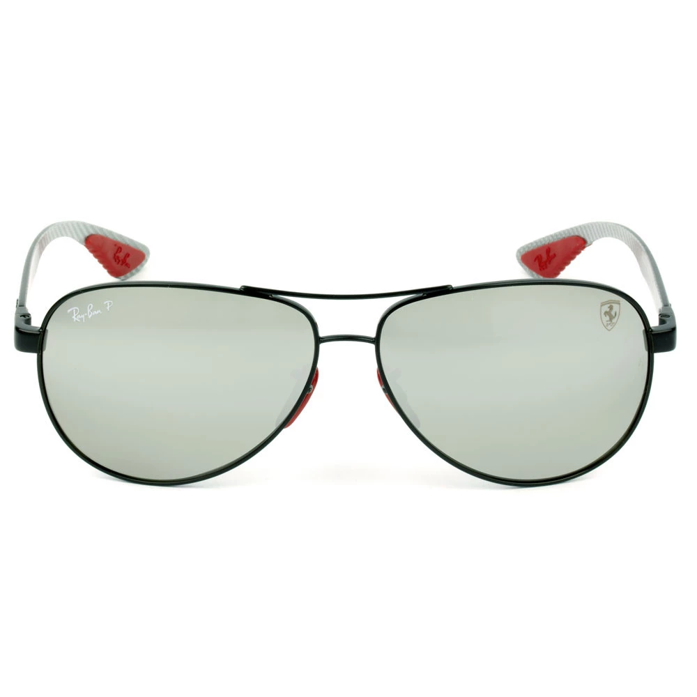 Óculos Ray Ban Ferrari Polarizado Fibra de Carbono Preto RB8331-M