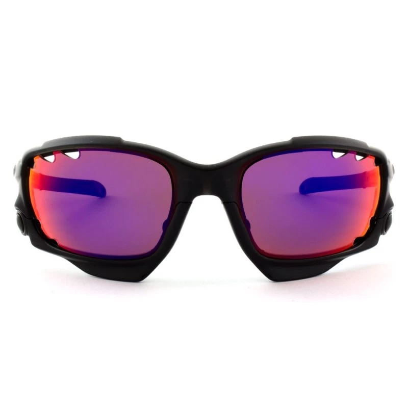 Oakley Racing Jacket Vented Matte Black Ink/ Red Iridium Polarized