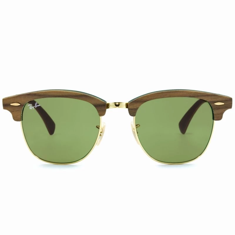 Ray-Ban Clubmaster Wood RB3016-M 1182/4E 51 - Óculos de Sol
