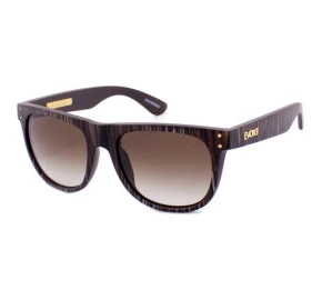 Óculos Evoke On the Rocks 01 Striped Brown Gold Brown Gradient