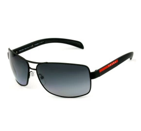 Prada Linea Rossa SPS54I - Preto Fosco/Cinza Degradê Polarizado DG0-5W1 65