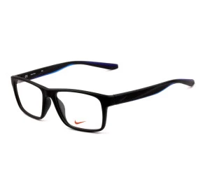 Nike 7101 - Preto Fosco/Azul 001 53mm - Óculos de Grau
