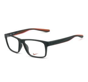 Nike 7101 - Cinza Fosco/Laranja 310 53mm - Óculos de Grau