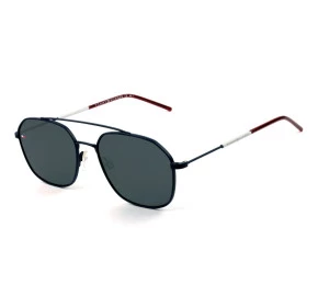 Tommy Hilfiger TH1599/S Azul Fosco/Cinza IPQIR 55mm - Óculos de Sol