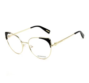 Victor Hugo VH1271 - Preto/Dourado C.0300 54mm - Óculos de Grau