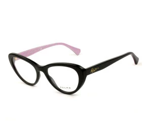 Ralph Lauren RA7107 Preto Brilho/Listrado 5001 53mm - Óculos de Grau