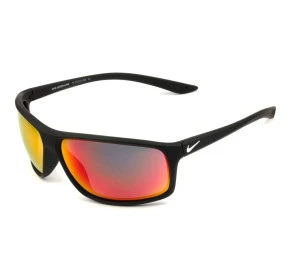 Nike Adrenaline EV1113 - Preto Fosco/Vermelho Espelhado 016 68mm - Óculos de Sol