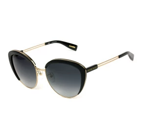 Victor Hugo SH1270 - Preto Brilho/Cinza Degradê 0700 58mm - Óculos de Sol