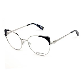Victor Hugo VH1271 Azul Escuro/Prata 0579 54mm - Óculos de Grau