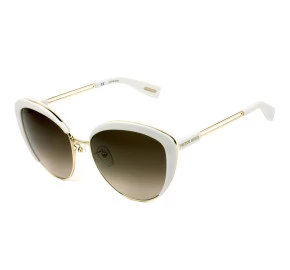 Victor Hugo SH1270 - Branco/Marrom Degradê 0847 58mm - Óculos de Sol