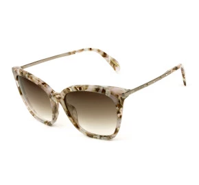 Victor Hugo SH1779S - Floral/Marrom Degradê 07TB 54mm - Óculos de Sol