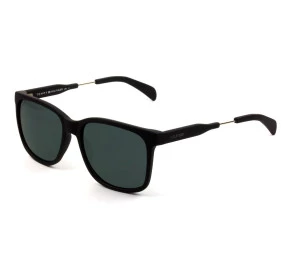 Tommy Hilfiger TH179 - Preto Fosco/Cinza 003IR 55mm - Óculos de Sol