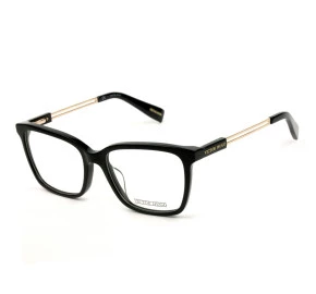 Victor Hugo VH1782 - Preto Brilho/Dourado C.0700 53mm - Óculos de Grau