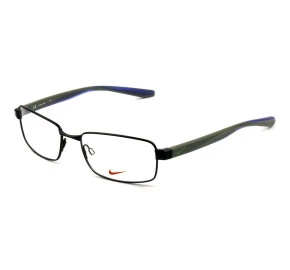 Nike 8175 - Preto Brilho/Verde 012 56mm - Óculos de Grau