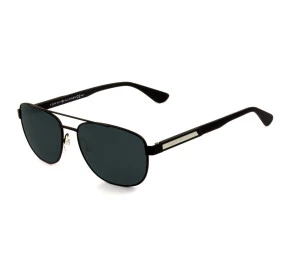 Tommy Hilfiger TH1544/S - Preto Fosco/Cinza 807IR 59mm - Óculos de Sol