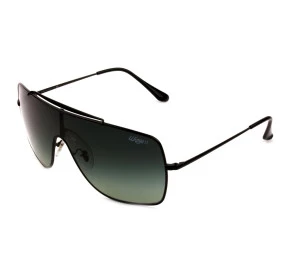 Ray Ban Wings II RB3697 - Preto/Cinza Degradê 002/11 35mm - Óculos de Sol