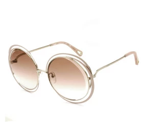 Chloé CE155S - Rose/Marrom Degradê 798 59mm - Óculos de Sol