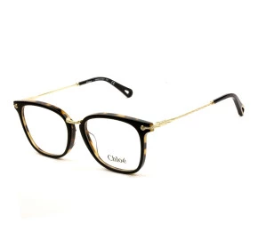 Chloé CE2734 - Preto/Turtle 004 53mm - Óculos de Grau