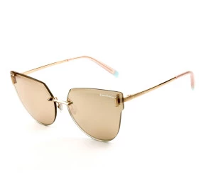 Tiffany & Co. TF3070 Dourado Espelhado 6105/0W 62mm - Óculos de Sol