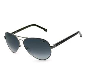 Lacoste L163S - Óculos de Sol Grafite/Cinza Degradê 035 Lentes 62MM