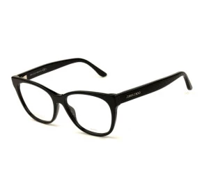 Jimmy Choo JC201 - Preto 807 53mm - Óculos de Grau