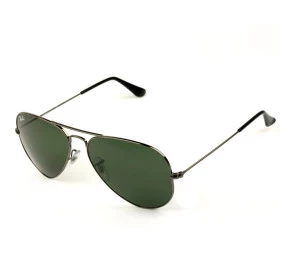 Ray Ban Aviador RB3025 Prata/G15 W0879 58mm - Óculos de Sol