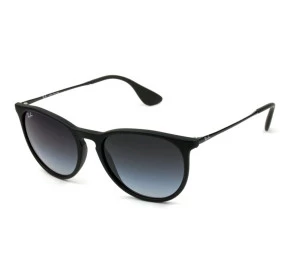 Ray Ban Erika RB4171L - Preto/Cinza Degradê 622/8G 54mm - Óculos de Sol