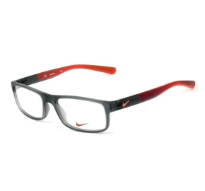 Nike Live Free 7090 - Óculos de Grau Cinza/Laranja 068 Lentes 53mm