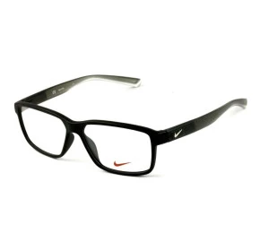 Nike 7092 Live Free - Óculos de Grau 010 Preto Fosco/Cinza - Lentes 55mm 