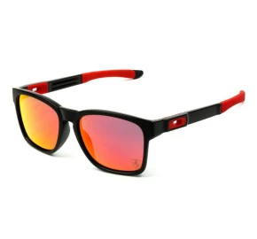 Oakley Catalyst Matte Black Ruby Iridium 9272-07 Scuderia Ferrari Collection - Óculos de Sol