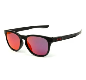 Óculos Oakley Stringer 9315-09 Matte Black Ruby Iridium - Sol
