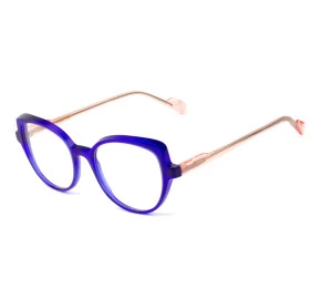 Óculos Caroline Abram Bloom Azul 1009 50mm