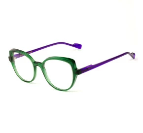 Óculos Caroline Abram Bloom Verde 1010 50mm