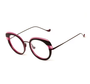 Óculos Caroline Abram Wise Roxo 521 51mm