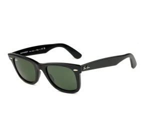 Óculos Ray Ban Wayfarer RB2140 Preto Brilho G15 1358/31 50mm 